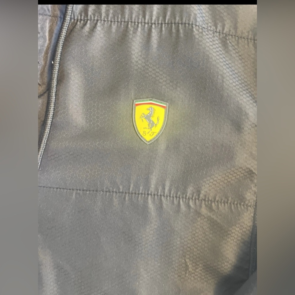 Ferrari Scuderia official Lifestyles Jacket Women Black Full Zip Up Hooded M - Picture 5 of 12